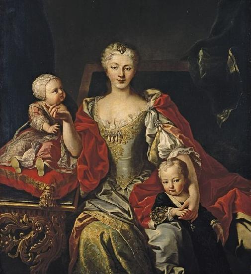 Martin van Meytens Portrait of Polyxena Christina of Hesse Rotenburg